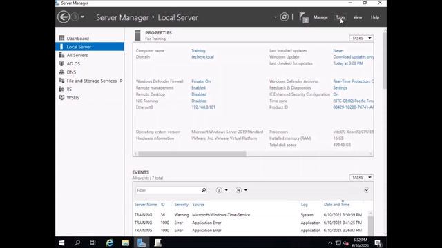 WSUS Install and Configure Windows Server 2019 смотреть онлайн