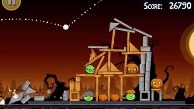 Angry Birds Halloween 3-11 - 3 stars смотреть онлайн