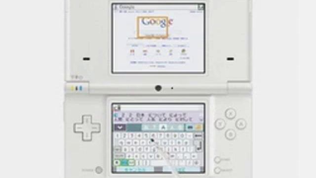 Nintendo DSi: Web Browser Demo смотреть онлайн