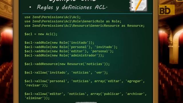 Curso Zend Framework 3 - Módulo 8: Autorización con Zend Permissions ACL смотреть онлайн