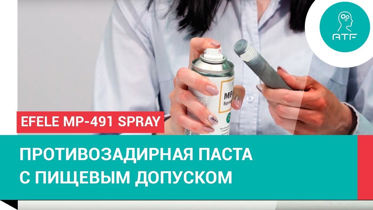 Противозадирная паста с пищевым допуском EFELE MP-491 Spray