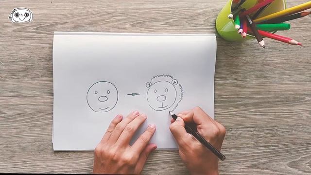 Рисуем Льва ? How To Draw a Lion смотреть онлайн