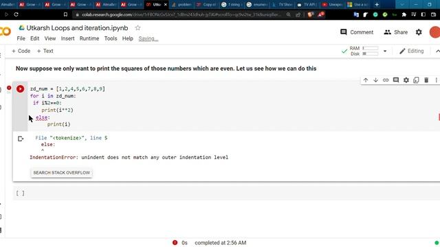 Python Indentation Error: смотреть онлайн