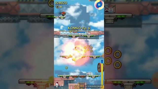 Играем в Sonic jump fever смотреть онлайн