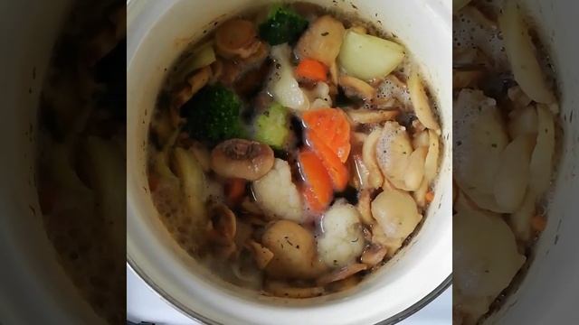 Готовом дома. Грибной суп-пюре. смотреть онлайн