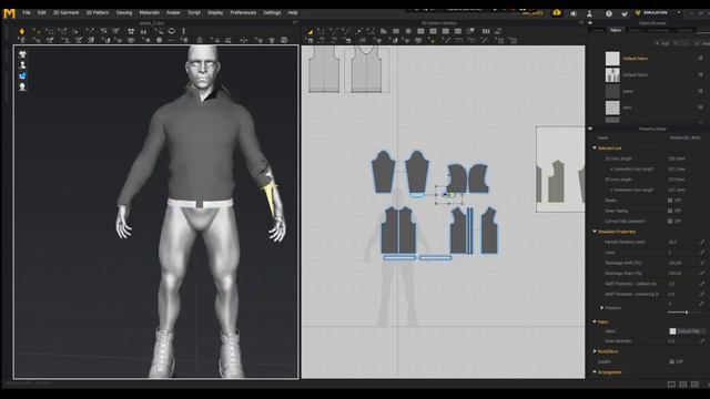 Marvelous designer tutorial jacket смотреть онлайн