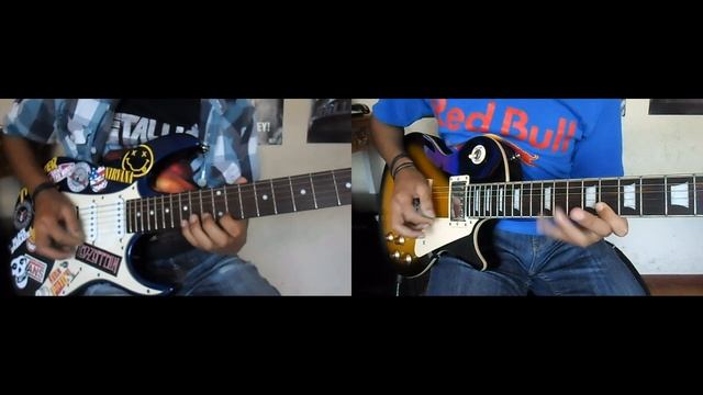 Iron Maiden Phantom of the Opera guitar cover with solos (+lyrics) HD смотреть онлайн