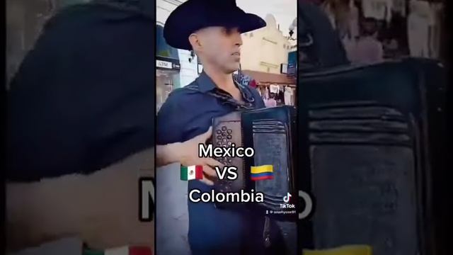 Mexico vs Colombia Acordeon Accordion смотреть онлайн
