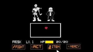 Мульт по игре Undertale Папирус, Санс и Фриск