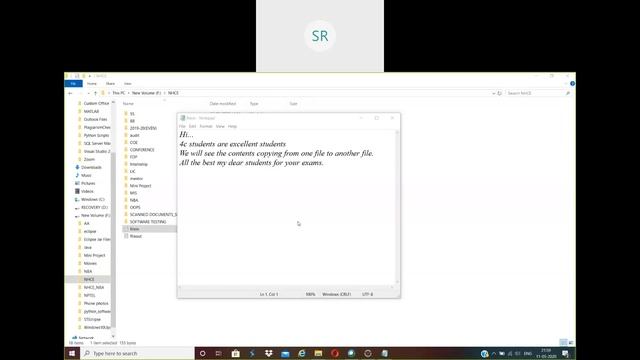 OOPS WITH JAVA - EXP15 19CSL46 File IO Operations (CSE Department) смотреть онлайн