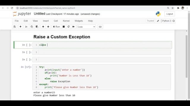 Tutorial 28 : Create Your Own Exceptions || Custom Exceptions|| Exception Handling Part 2 смотреть онлайн