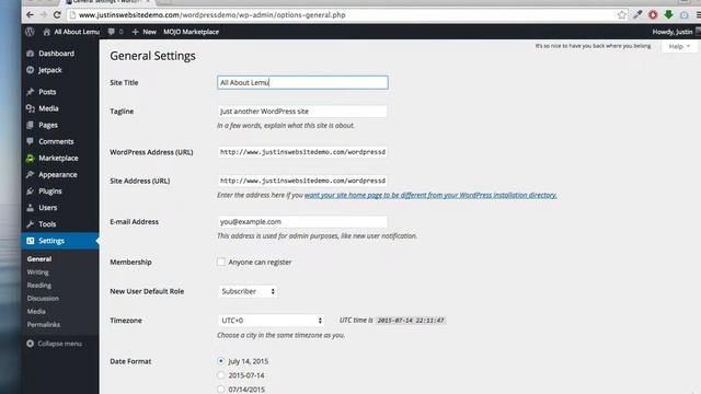12 Web Host Beginners Wordpress change title tagline смотреть онлайн