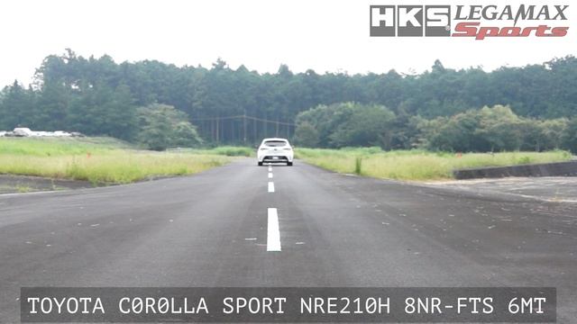 TOYOTA COROLLA SPORT 3BA-NRE210H 6MT HKS LEGAMAX SPORTS смотреть онлайн