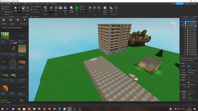 создаю игру про лес в роблоксе смотреть онлайн
