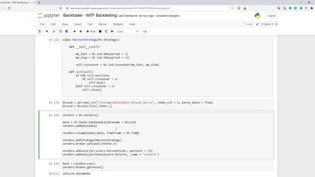 Calculating Multi-Timeframe Backtests in Python with Backtrader смотреть онлайн