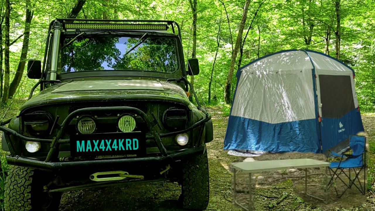 Маёвка.Приняли решение двигаться дальше.Обкатка двигателя.Куда едем не знаю! Приключения на УАЗЕ. смотреть онлайн