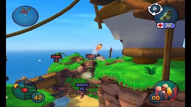 Worms3D - Капитан Джек бармалей смотреть онлайн