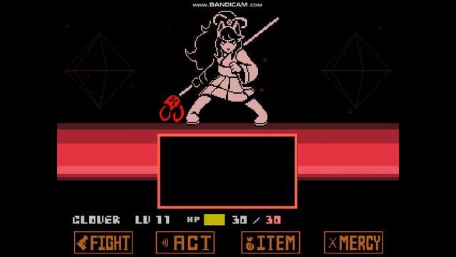 Undertale Yellow Genocide route Ceroba fight but Clover has Chara's strenghth смотреть онлайн