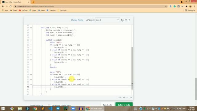 HackerRank Java BitSet problem solution in Java | Java problems solutions | Programmingoneonone смотреть онлайн