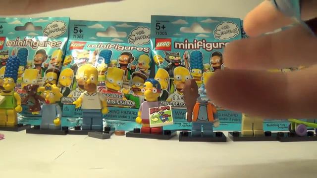 LEGO Minifigures The Simpsons Opening (18 packs!) смотреть онлайн