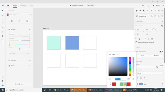 Adobe XD Colors Plugins Part 2 смотреть онлайн