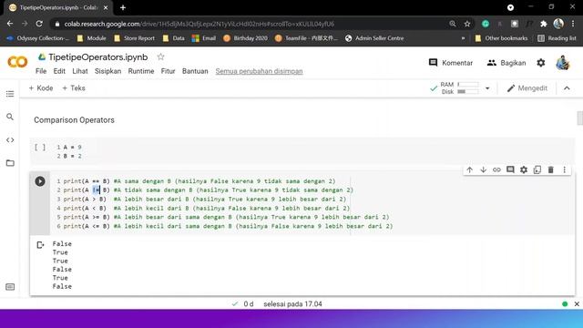 Free Course Tipe Operator Python (modulus, floor division AND OR) - Python for Data Science Part смотреть онлайн
