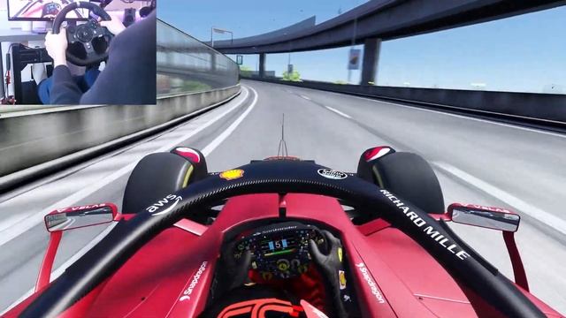 60,000HP Ferrari F1 (2200 KPH) - Assetto Corsa - Logitech Wheel Gameplay смотреть онлайн