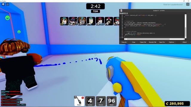 Big paintball roblox script unlock admin weapons смотреть онлайн