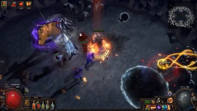 Path of Exile 3.2 Ancestral Warchief Berserker Uber Elder deathless fight смотреть онлайн