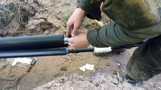 Как монтировать соединительную переходную кабельную муфту смотреть онлайн