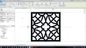 Панели витража. Орнаменты в Autodesk Revit.