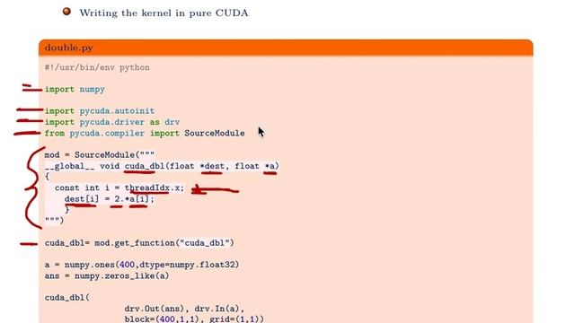 Short introduction to PyCUDA смотреть онлайн