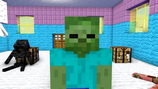 Monster School : WORD STORY CHALLENGE- Minecraft Animation смотреть онлайн