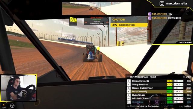 iRacing - Dirt Midgets at Dirt Track at Charlotte смотреть онлайн