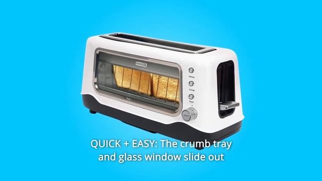 Dash Clear View Toaster Extra Wide Slot Toaster Review смотреть онлайн
