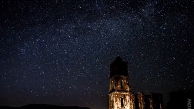 Красивые звезды. Наша звездная ночь. Звездное небо. Timelapse. Наш романтик? Белая церковь смотреть онлайн