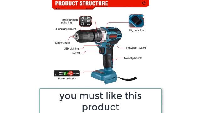 Best Cordless Drill | ONEVAN Electric Cordless Drill Review