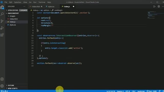 Intersection Observer API in JavaScript(Hindi) Awesome Tricks By SwagBoy смотреть онлайн