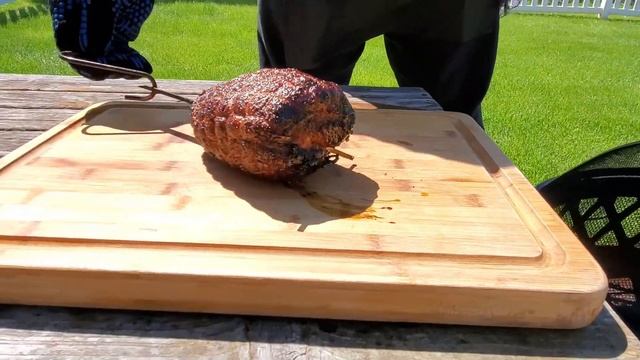 How to Hang a Pork Loin Roast on the Pit Barrel Cooker смотреть онлайн