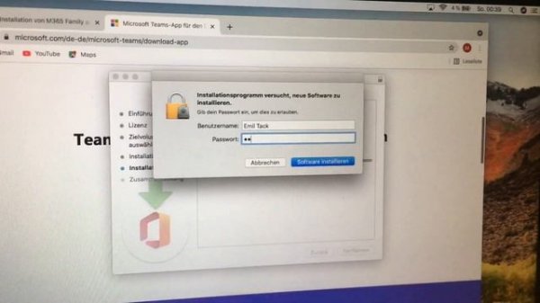 Install Microsoft 365 and Teams on old Mac with macOS High Sierra