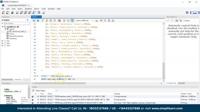 How To Use Like Operator In SQL | SQL Like Operator | SQL Tutorial For Beginners | Simplilearn смотреть онлайн