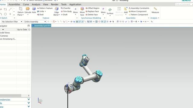 NXOpen Load object and attach with constraints using python смотреть онлайн