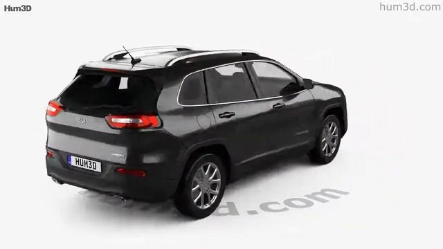 Jeep Cherokee KL Latitude 2013 3D model by Hum3D.com смотреть онлайн
