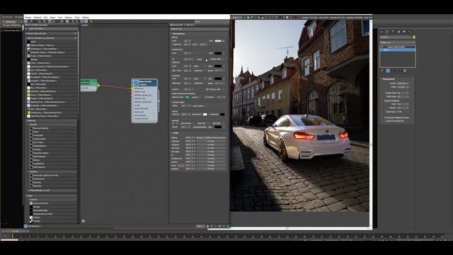 Rendering a car with HDRI and backplate - 3Ds Max + FStorm смотреть онлайн
