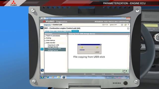 Fuso-Canter euro5, parameterization Engine ECU, https://truck-standart.ru/ смотреть онлайн