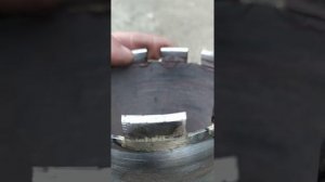 2 как мы вскрываем алмазную коронку сегмент ARIX