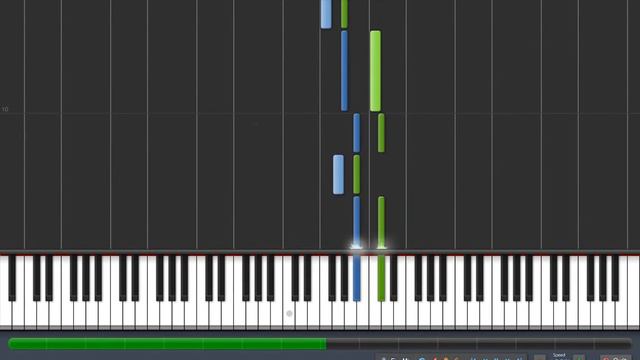 Synthesia #1 - Polyushko Pole - Piano Tutorial смотреть онлайн