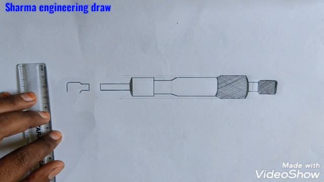 Micrometer Drawing ( Free Hand Drawing) माइक्रोमीटर ✍️✍️ смотреть онлайн