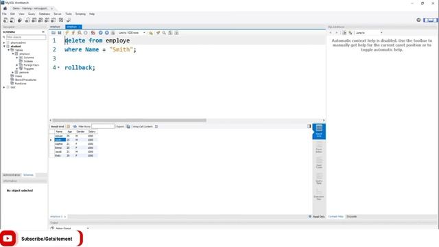 MYSQL Delete Tutorial | MYSQL Delete QUERY | MYSQL Tutorial смотреть онлайн