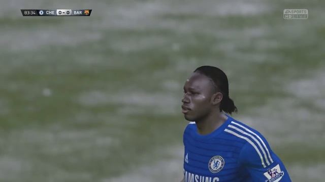 FIFA 15 Demo Gameplay (Xbox One): Chelsea vs FC Barcelona (Snow Conditions) смотреть онлайн